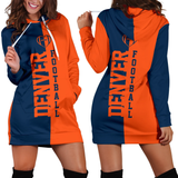 15% OFF Women's Denver Broncos Hoodie Dress For Sale