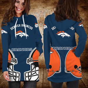 15% SALE OFF Women's Denver Broncos Hoodie Dress Helmet - Only Today