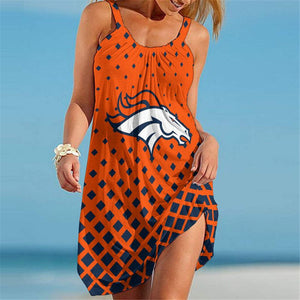 15% OFF Women's Denver Broncos Sleeveless Dress For Sale