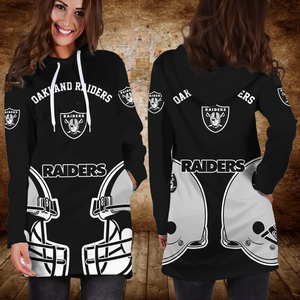 15% SALE OFF Women's Las Vegas Raiders Hoodie Dress Helmet - Only Today