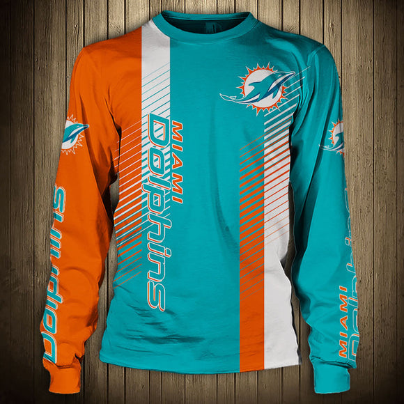 20% SALE OFF Women’s Miami Dolphins Sweatshirt Stripe