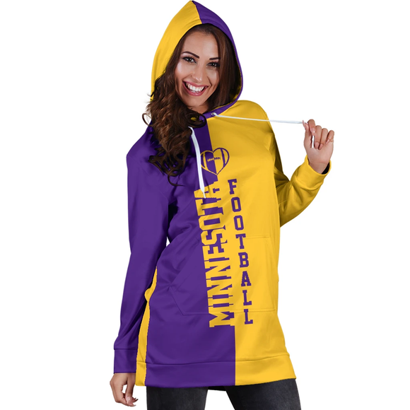 15% OFF Women's Minnesota Vikings Hoodie Dress For Sale