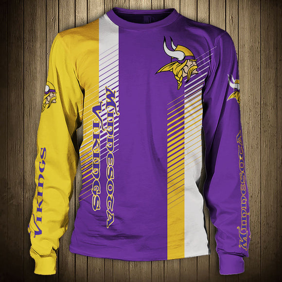 20% SALE OFF Women’s Minnesota Vikings Sweatshirt Stripe