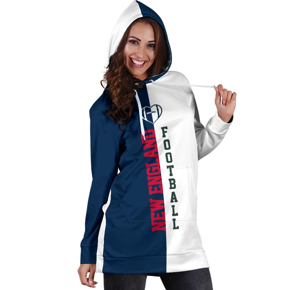 15% OFF Women's New England Patriots Hoodie Dress For Sale