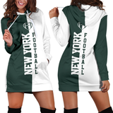 15% OFF Women's New York Jets Hoodie Dress For Sale