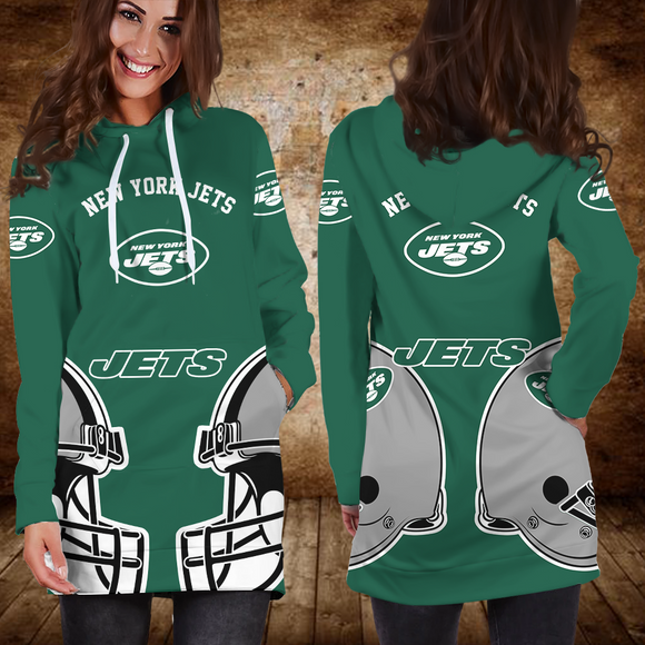15% SALE OFF Women's New York Jets Hoodie Dress Helmet - Only Today