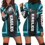 Women's Philadelphia Eagles Shine Hoodie Dress
