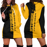 15% OFF Women's Pittsburgh Steelers Hoodie Dress For Sale