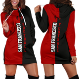 15% OFF Women's San Francisco 49ers Hoodie Dress For Sale