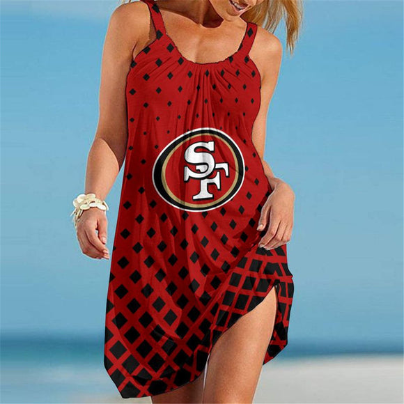 15% OFF Women's San Francisco 49ers Sleeveless Dress For Sale