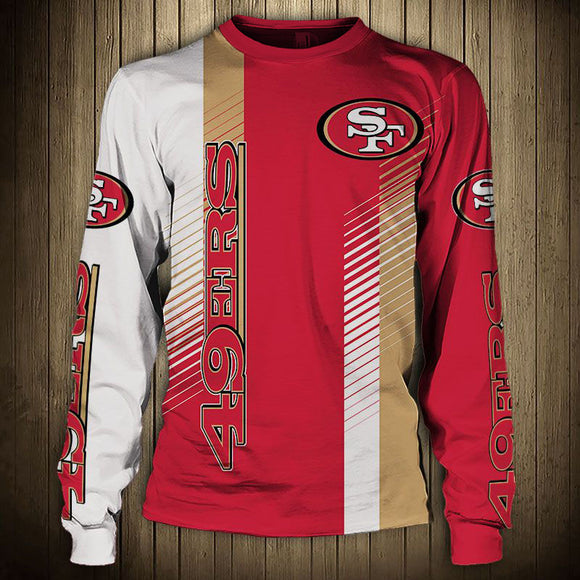 20% SALE OFF Women’s San Francisco 49ers Sweatshirt Stripe