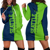 15% OFF Women's Seattle Seahawks Hoodie Dress For Sale