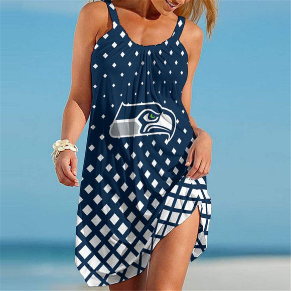 15% OFF Women's Seattle Seahawks Sleeveless Dress For Sale