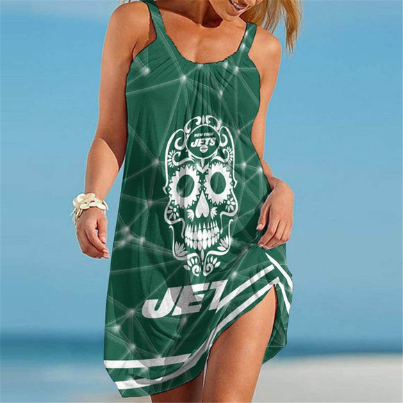 15% OFF Women's Sugar Skull New York Jets Dress Cheap