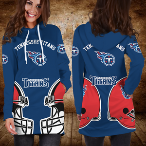 15% SALE OFF Women's Tennessee Titans Hoodie Dress Helmet - Only Today